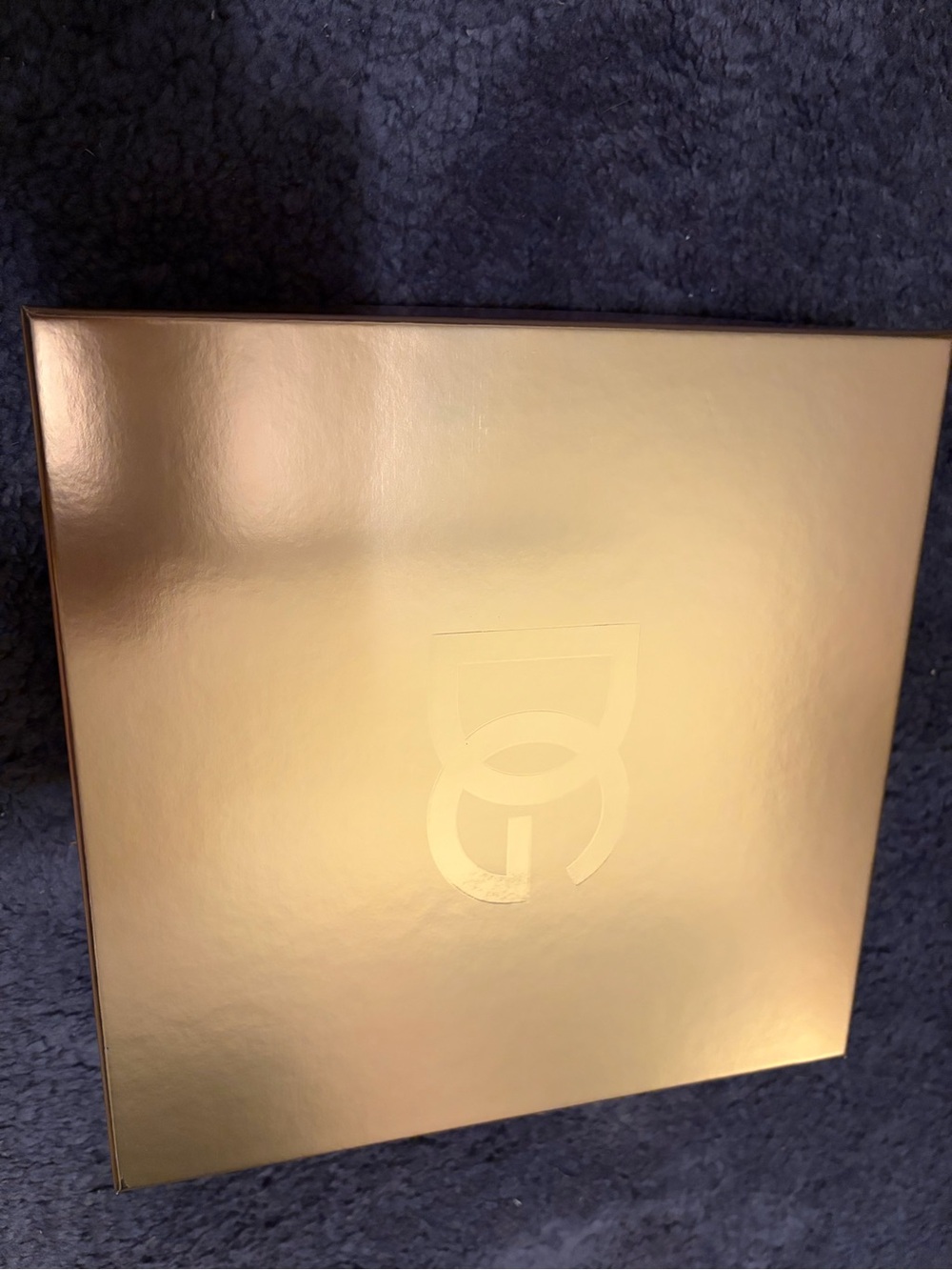 Dolce and Gabbana gold embossed box